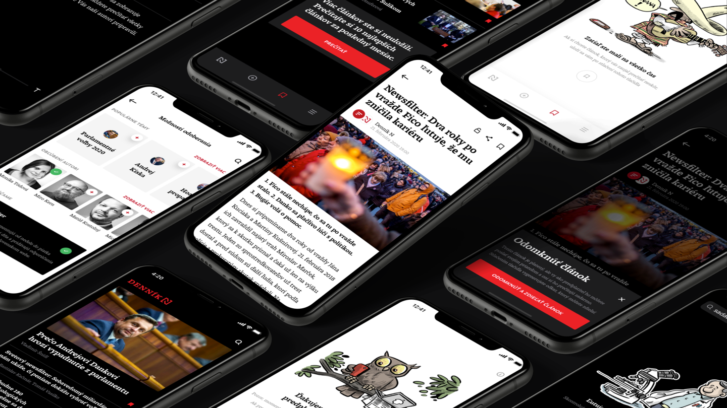 App preview Dennik N