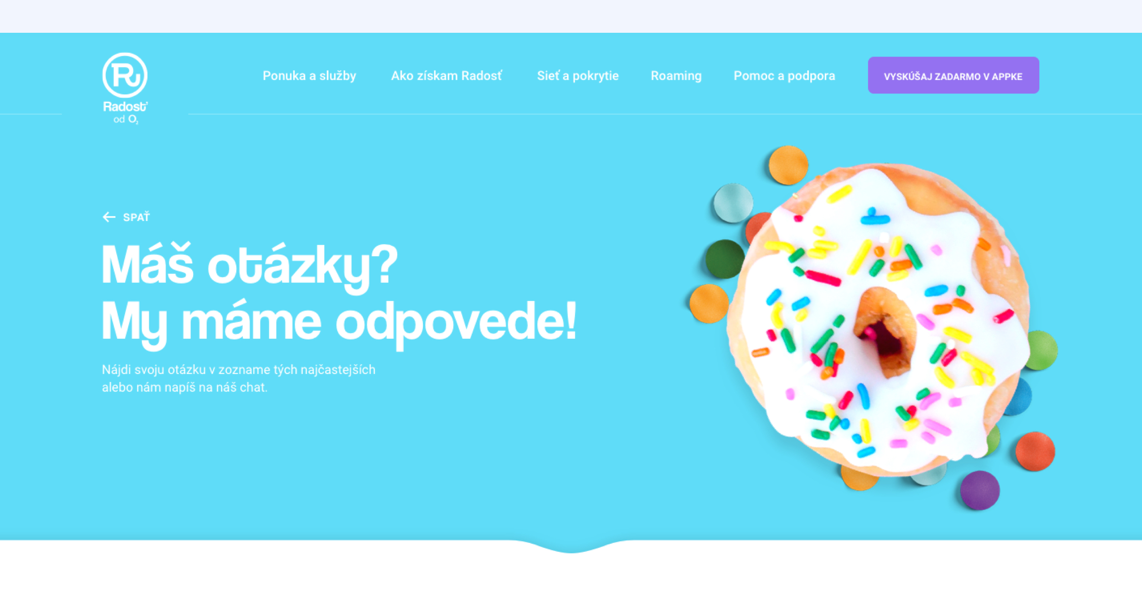 Radosť Web 2